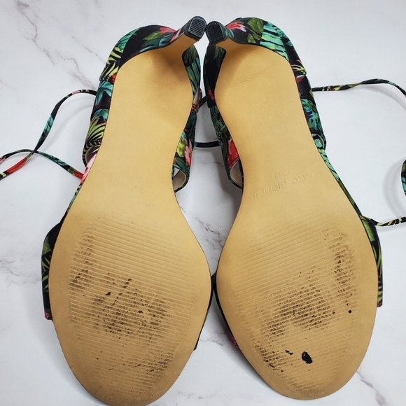 Marc Fisher Lace-Up Stilleto Heels BENETE II- Jungle Print Size Women's 5.5 - Picture 10 of 10
